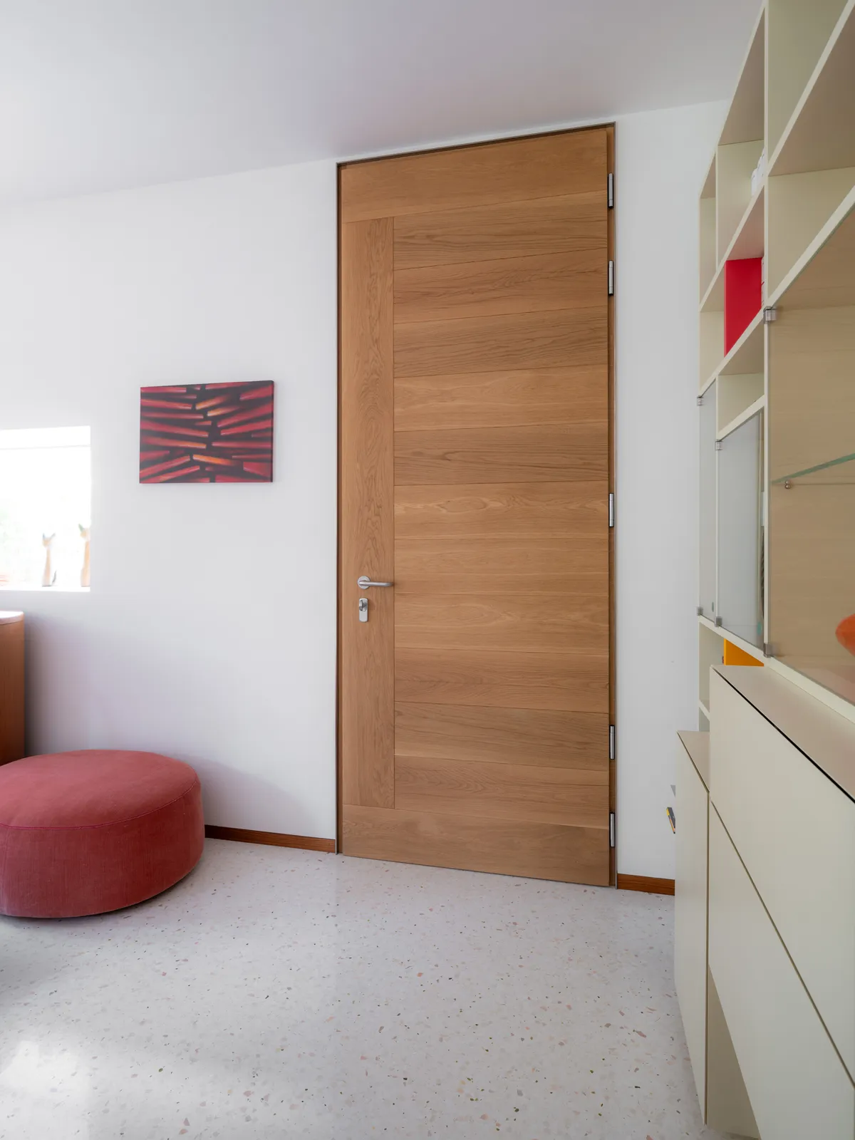 Porta interna in rovere spazzolato